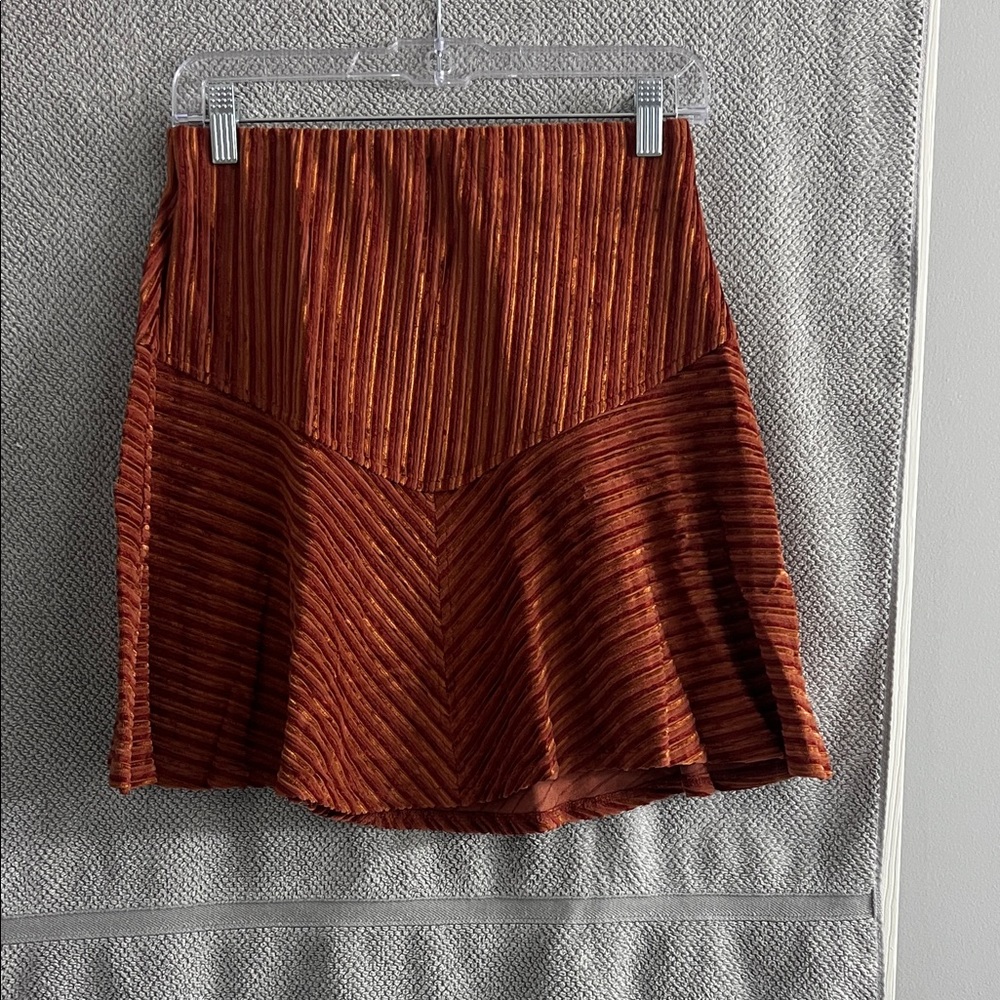 Free People EUC Size S A-Line Mini Skirt, Unlined, Elastic Waist, Smoke Free